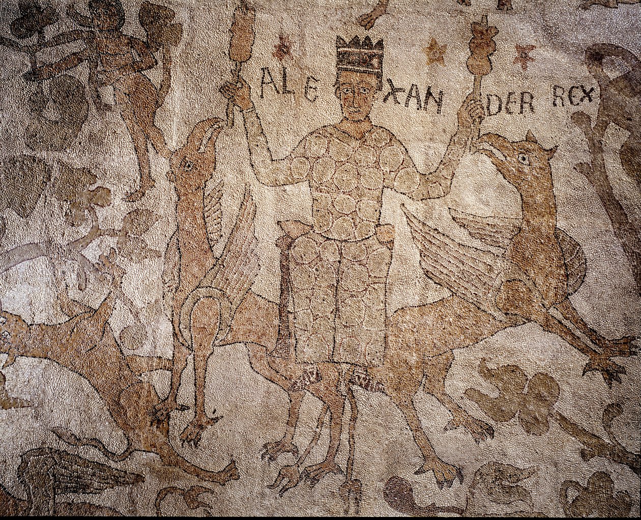 Detail von Alexander dem Großen mit indischen Tieren von Pantaleone von Italian School