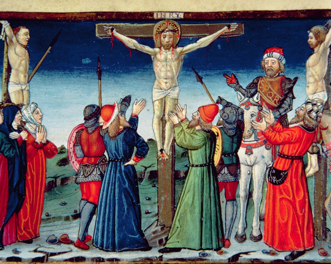Fol.117v Kreuzigung, Illustration aus dem 
