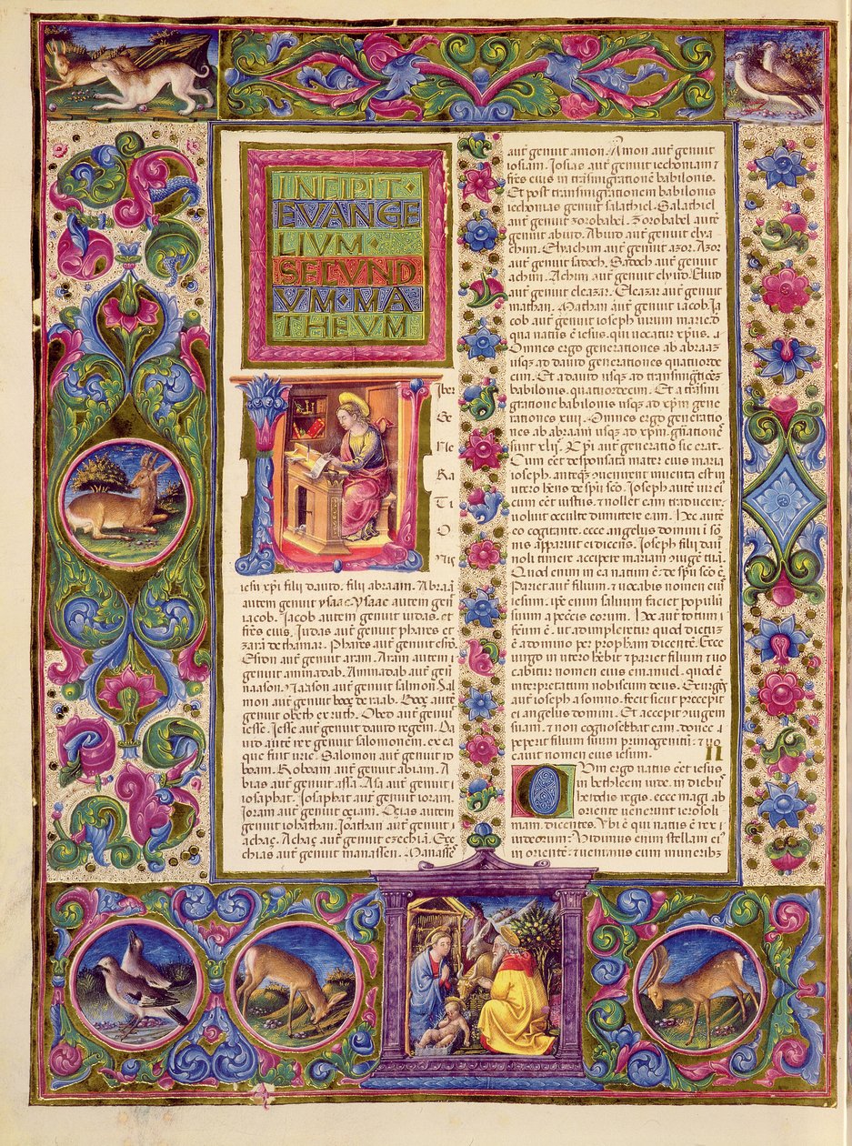 Zweites Evangelium des Matthäus, aus der Borso d