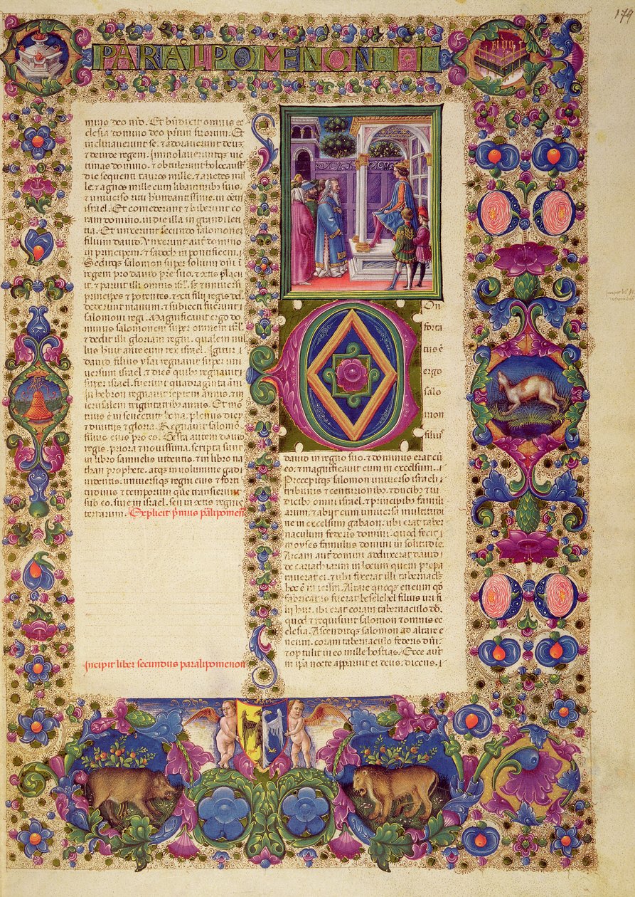 Das Buch der Chroniken, aus der Borso d