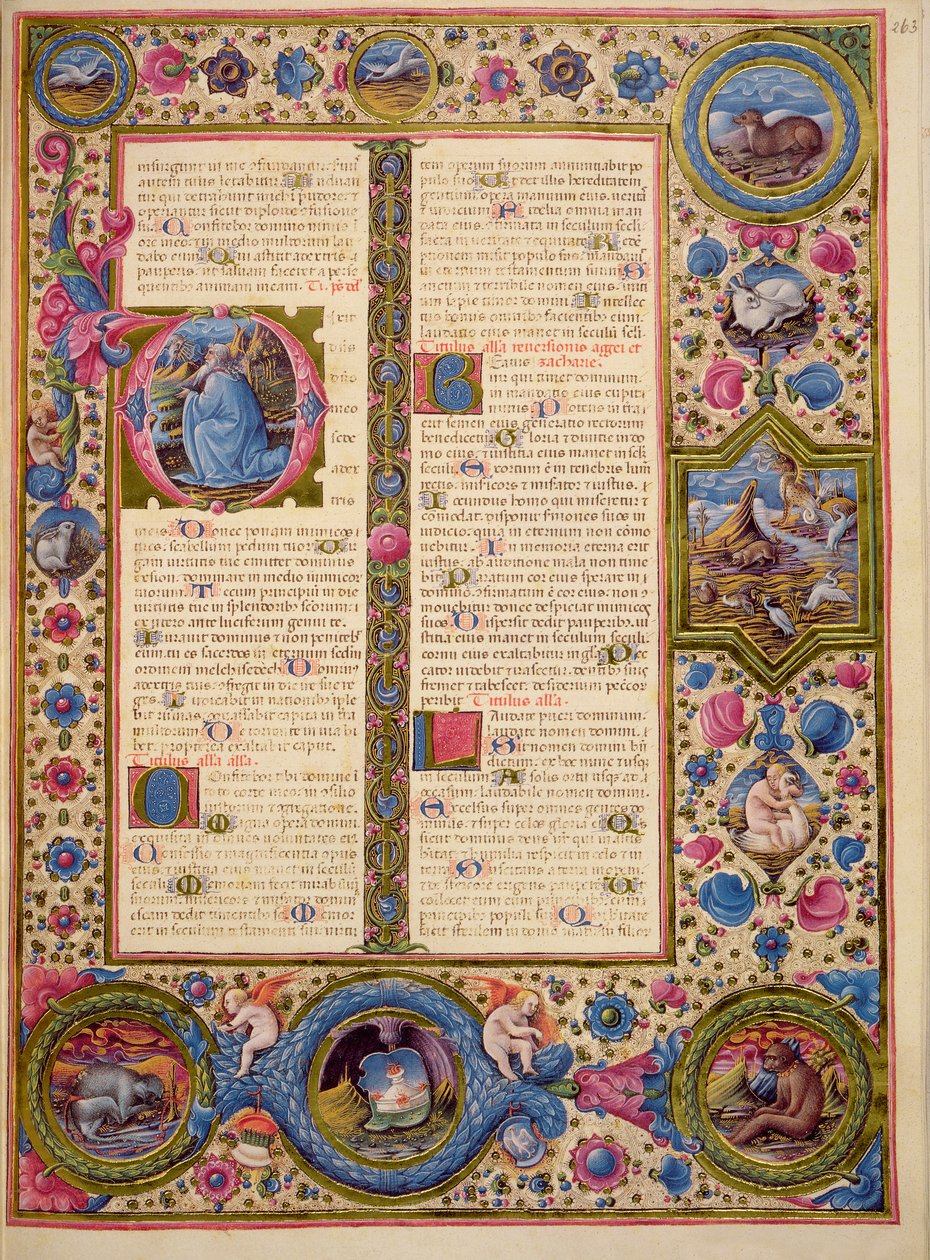 Buch von Zacharia, aus der Borso d
