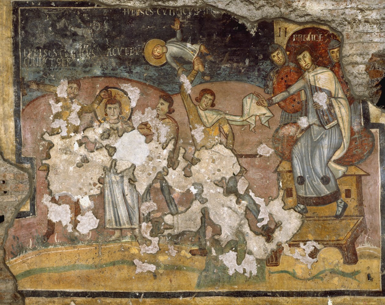 Martyrium der Heiligen Julitta und ihres Sohnes Saint Quiricus von Italian School