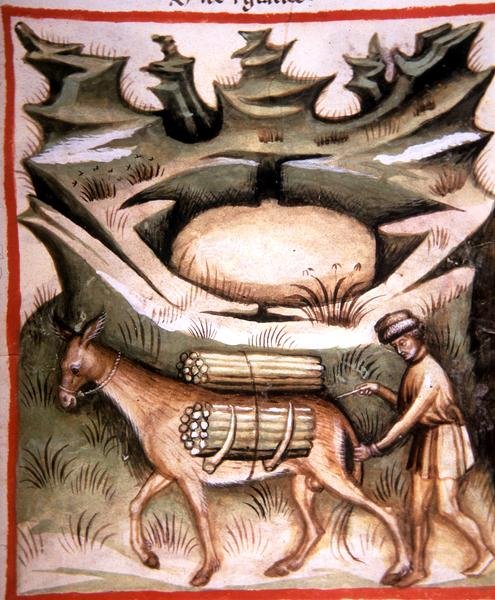 Nova 2644 fol.90r Schnee und Eis, aus 