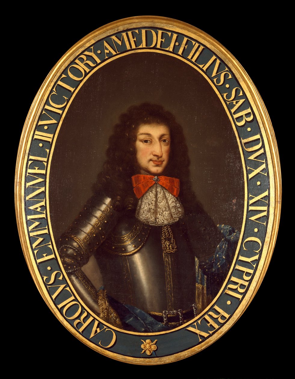 Porträt von Carlo Emanuele II (1634-1675) (Charles Emmanuel von Savoyen) Anonymes Gemälde. 17. Jahrhundert Brescia, private Sammlung - Porträt von Charles Emmanuel II (Carlo Emanuele II) (1634-1675), Herzog von Savoyen. Anonymes Gemälde 17. Jahrhundert. Pr von Italian School