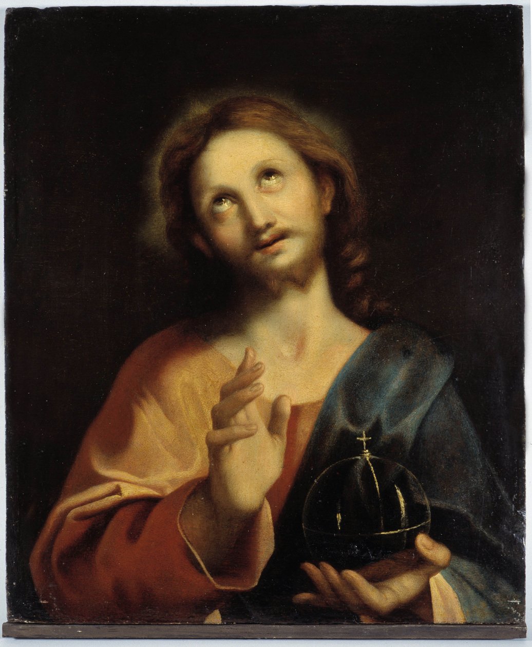 Porträt von Christus. Mailänder Schule des 16. Jahrhunderts. Anonymes Gemälde von Italian School