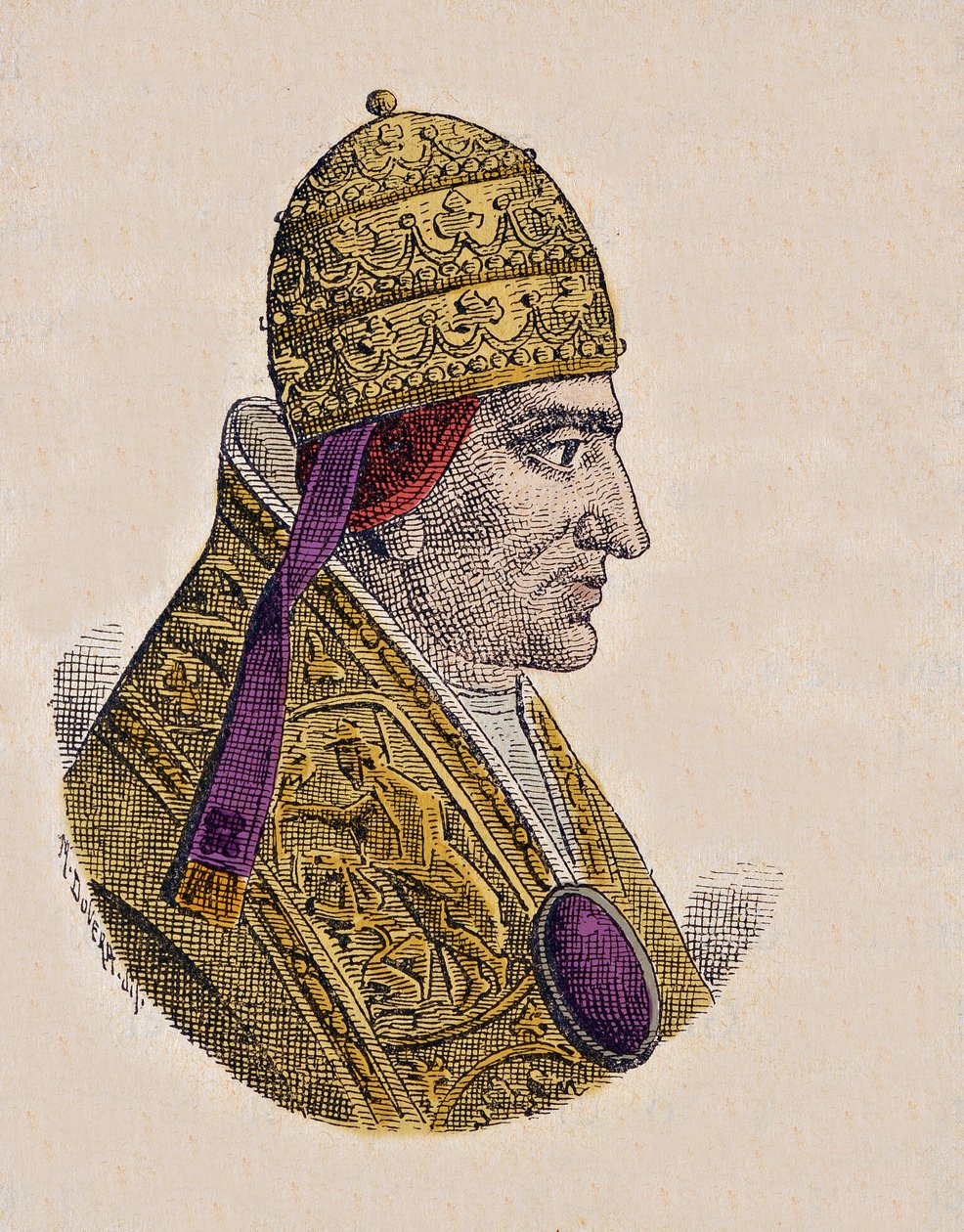 Porträt von Papst Clemens II. (1046-1047) von Italian School