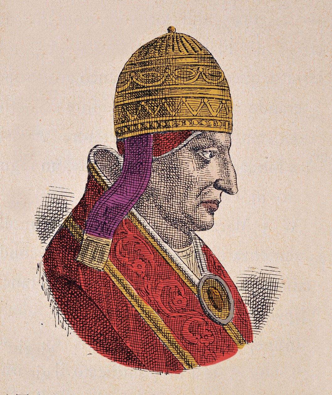 Porträt von Papst Innozenz III (1198-1216) von Italian School