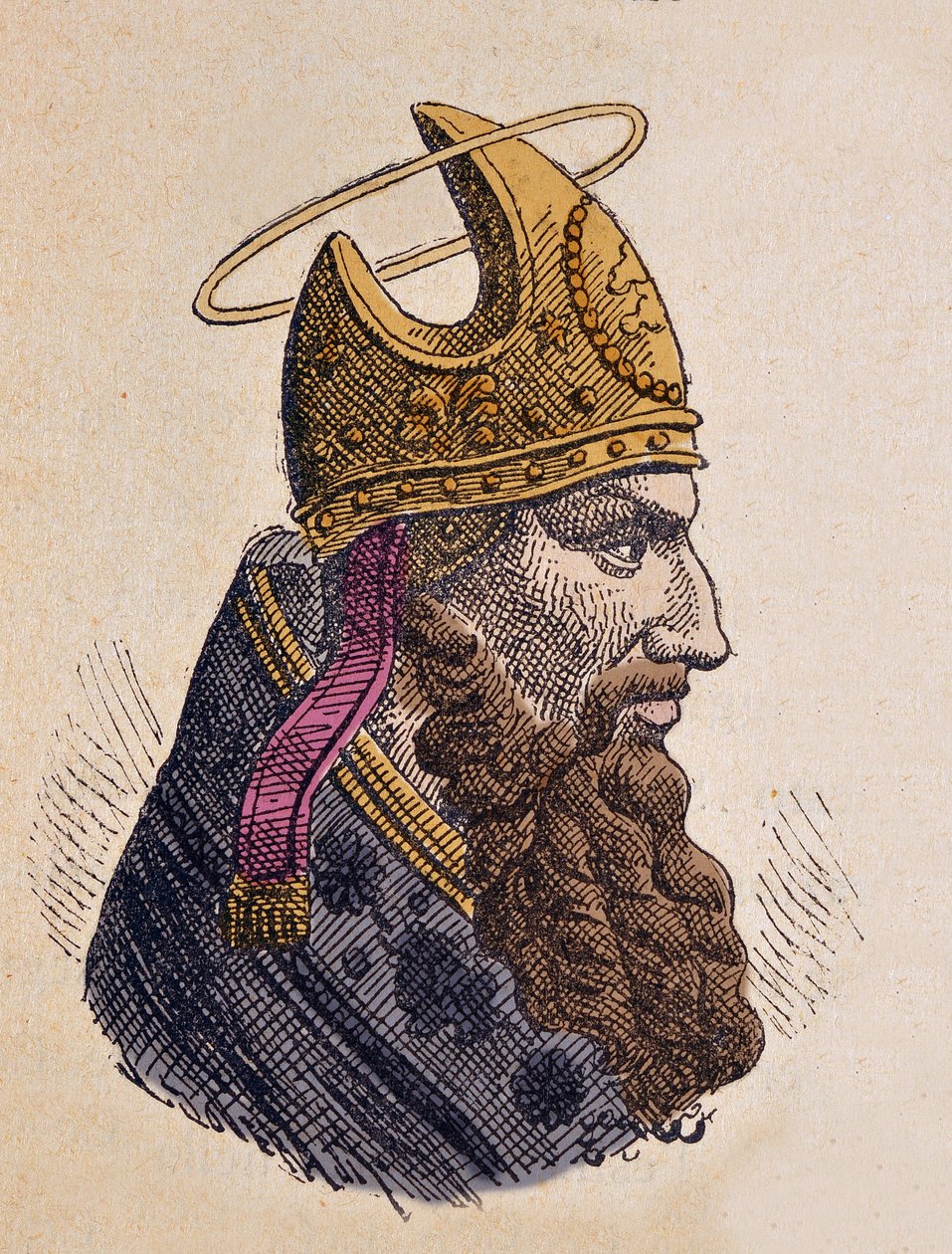Porträt von Papst Markus (335-336) von Italian School