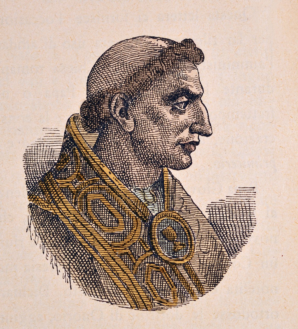 Porträt von Papst Severinus von Italian School