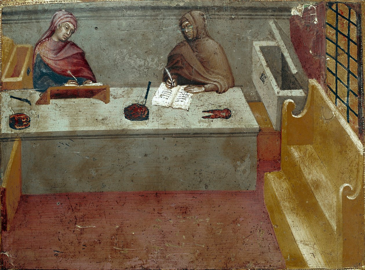 Darstellung eines Kämmerers, Assistent eines Kopisten (1388) von Italian School