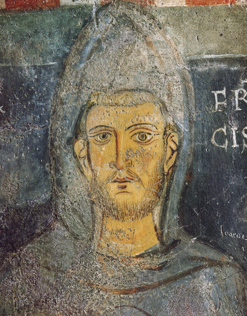 Heiliger Franz von Assisi, St. Gregors Kapelle, ca. 1224 von Italian School