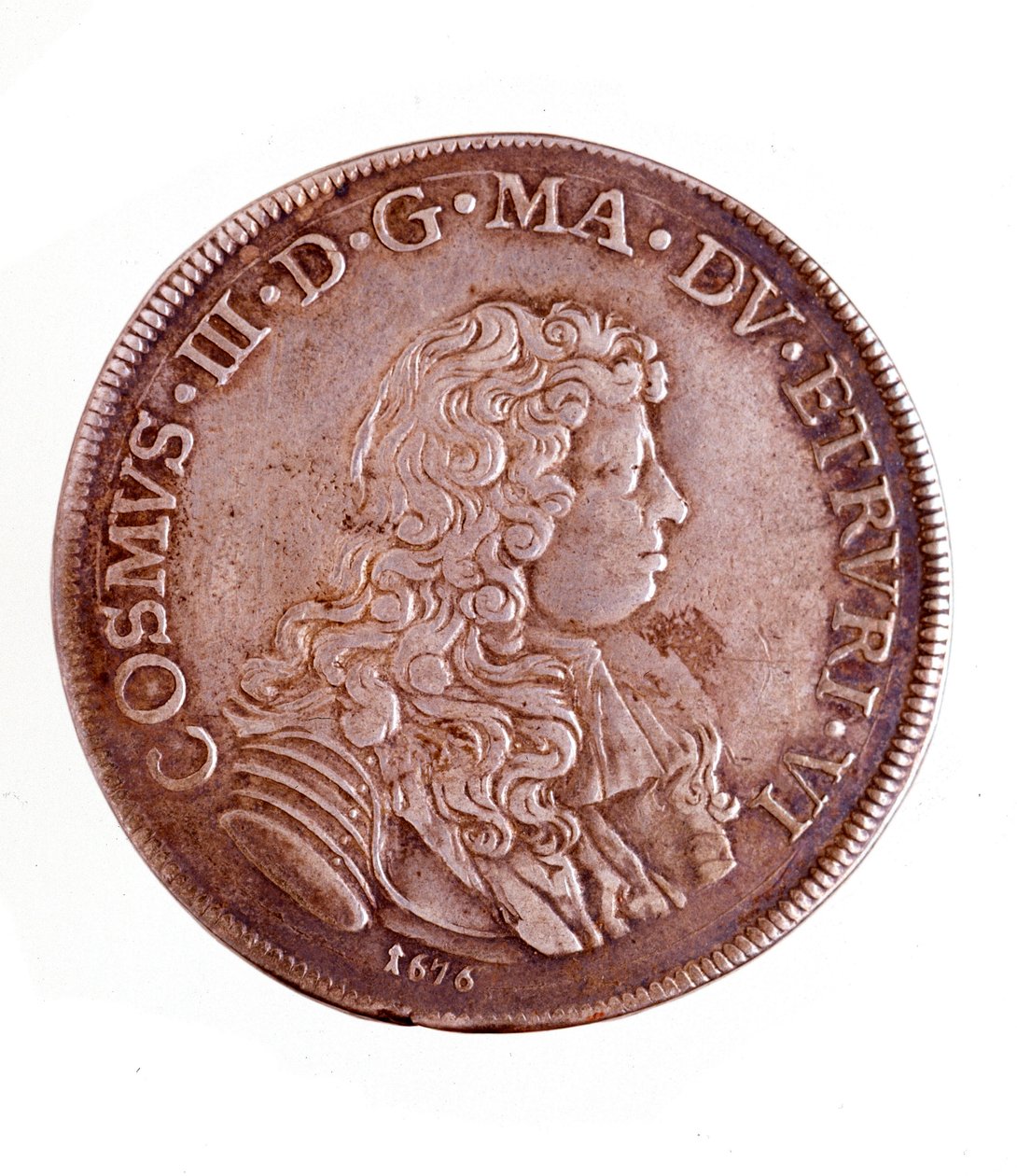 Silberne Piastra aus Florenz, Herrschaft von Cosimo III. de