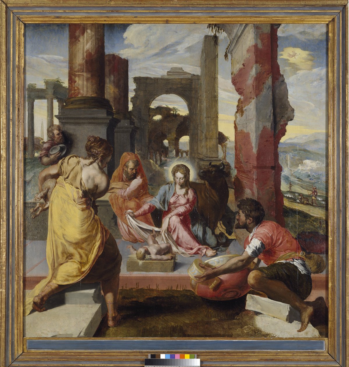 Die Anbetung der Hirten, ca. 1560 von Italian School