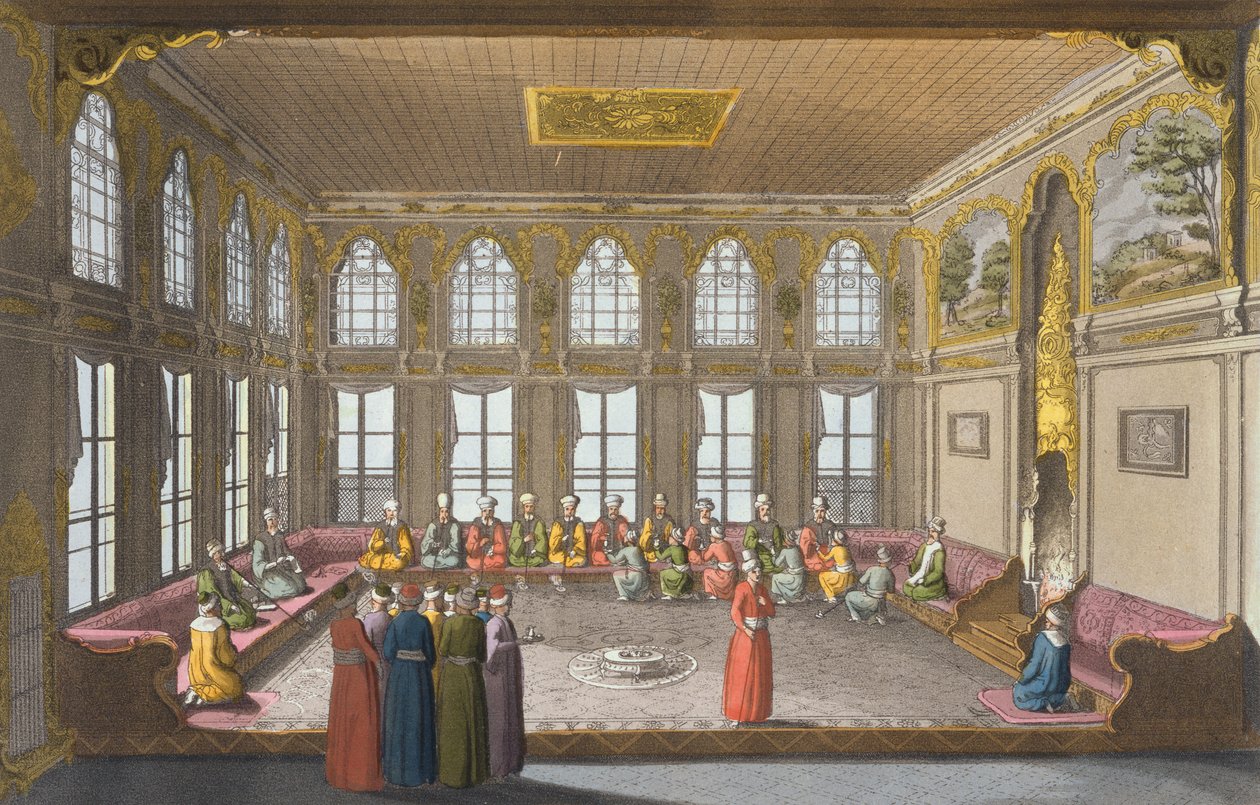 Das Apartment eines Ministers, Tafel 57 aus Teil III, Band I von 
