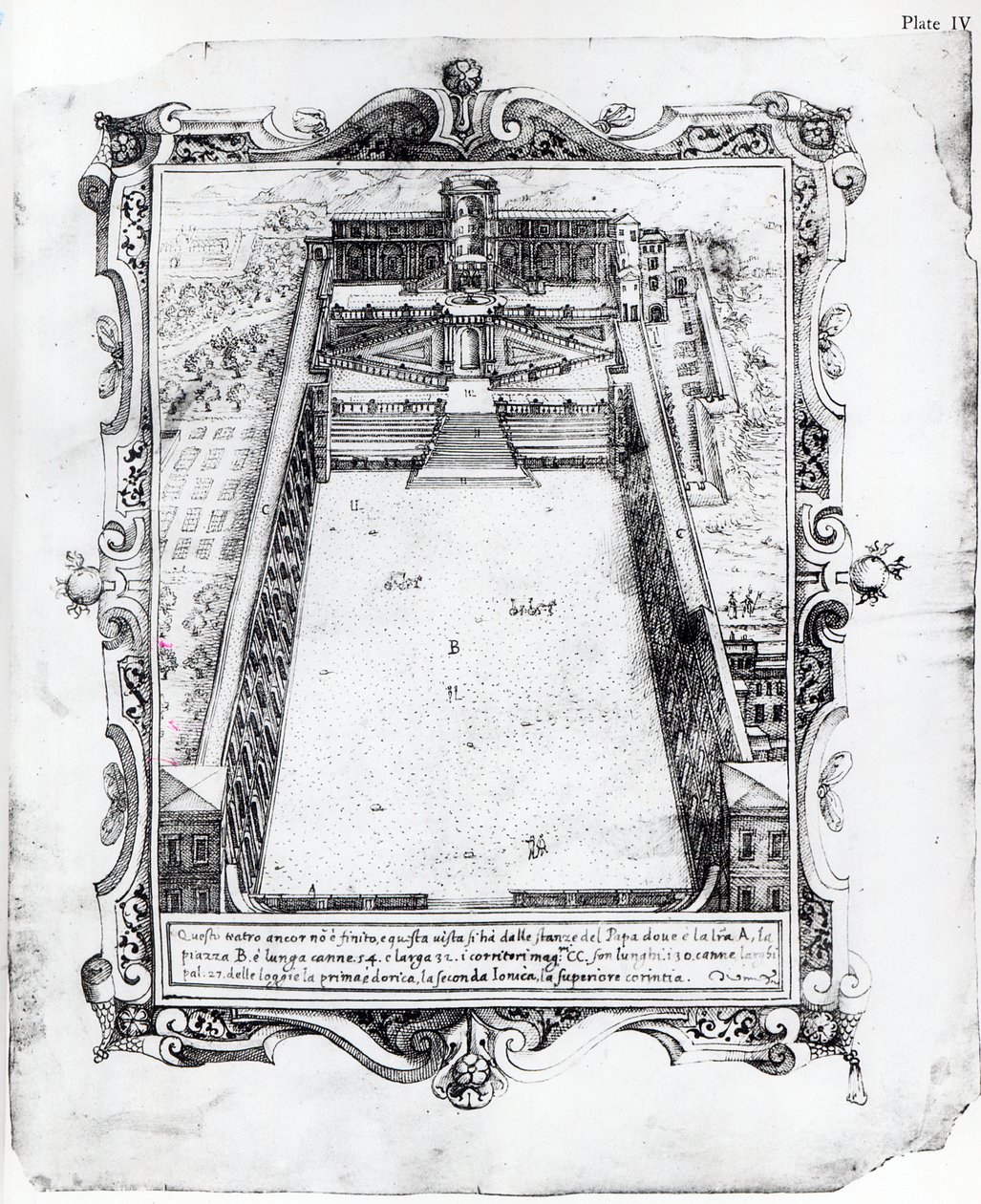 Der Belvedere-Hof im Vatikan, Rom, 1581 von Italian School
