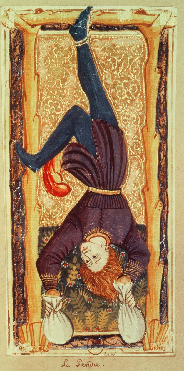 Der Gehängte, Tarotkarte aus dem 
