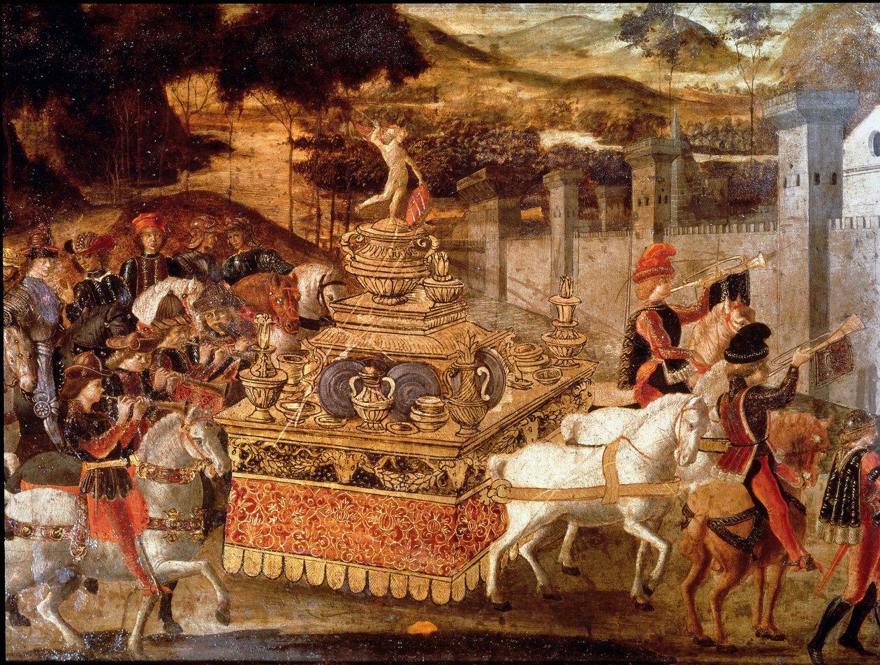Sieg von Lucius Aemilius Paullus über Perseus, König von Makedonien (Detail) von Italian School