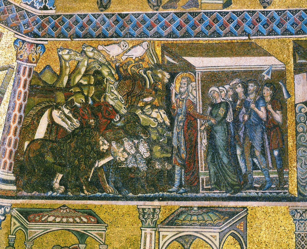 Die Geschichte von Noah von Italian school