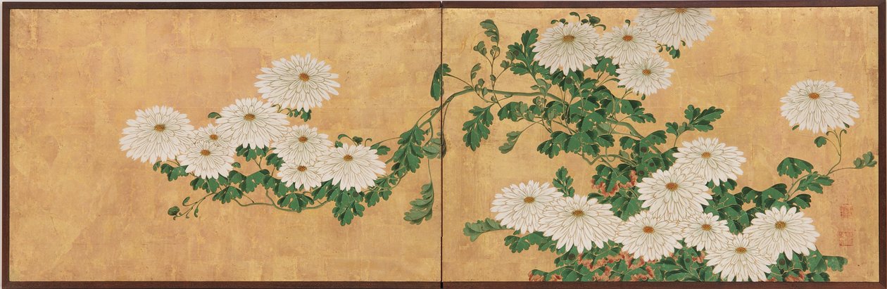Chrysanthemen, Edo-Periode von Ito Jakuchu