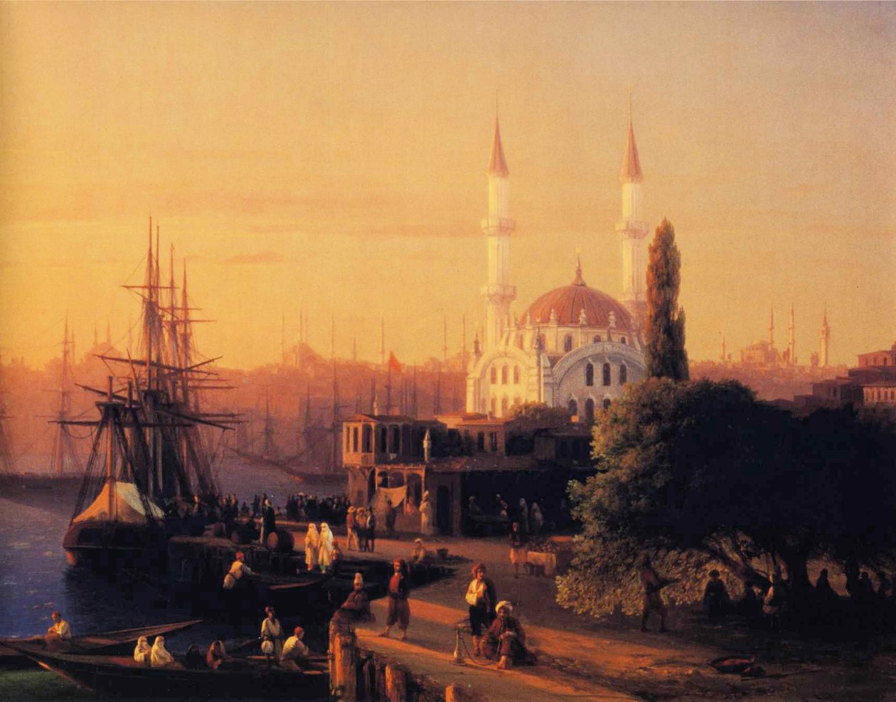 Panorama von Konstantinopel (Detail) von Ivan Aivazovsky