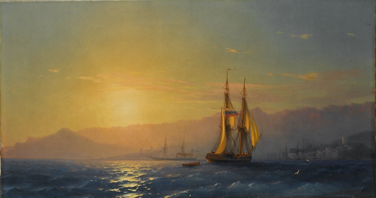 Sonnenuntergang am Meer von Ivan Aivazovsky