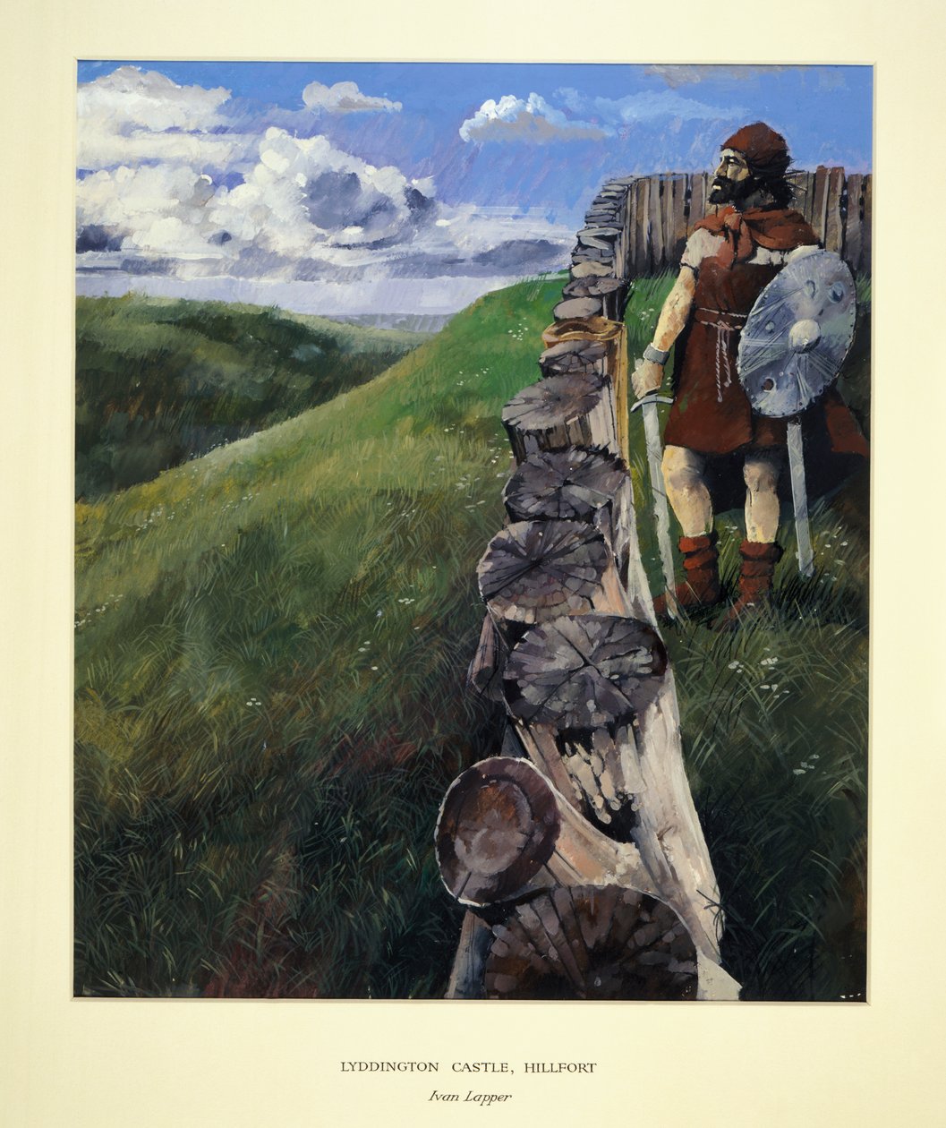 Liddington Castle Hügelburg von Ivan Lapper