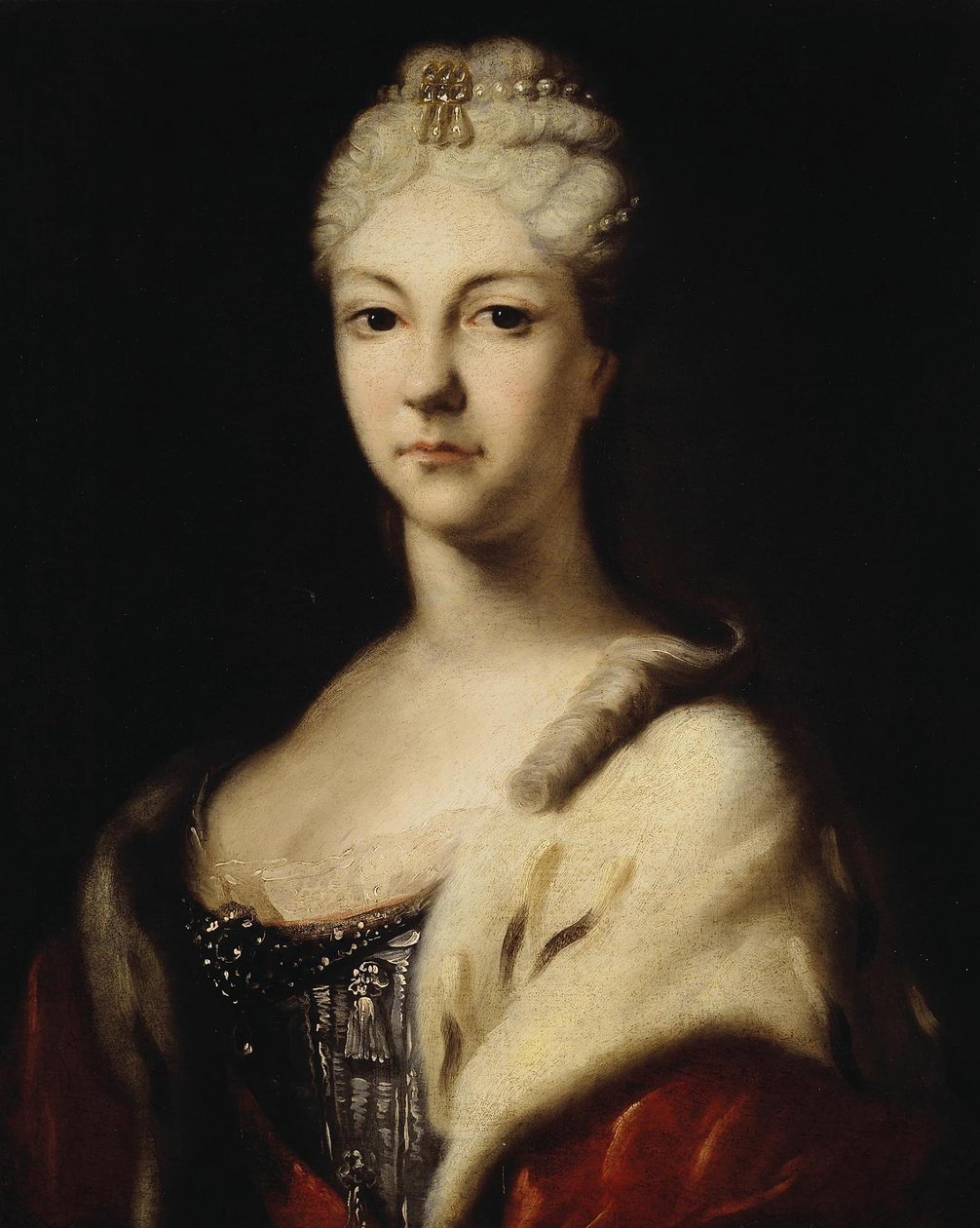 Porträt von Zarewna Natalia Alexejewna von Ivan Nikitich Nikitin