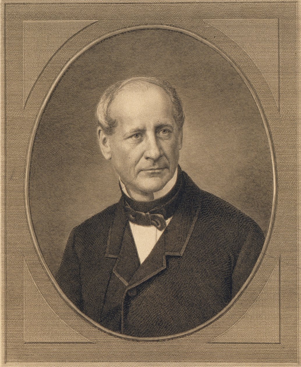 Porträt von Graf Modest Andrejewitsch von Korff von Ivan Petrovich Pozhalostin