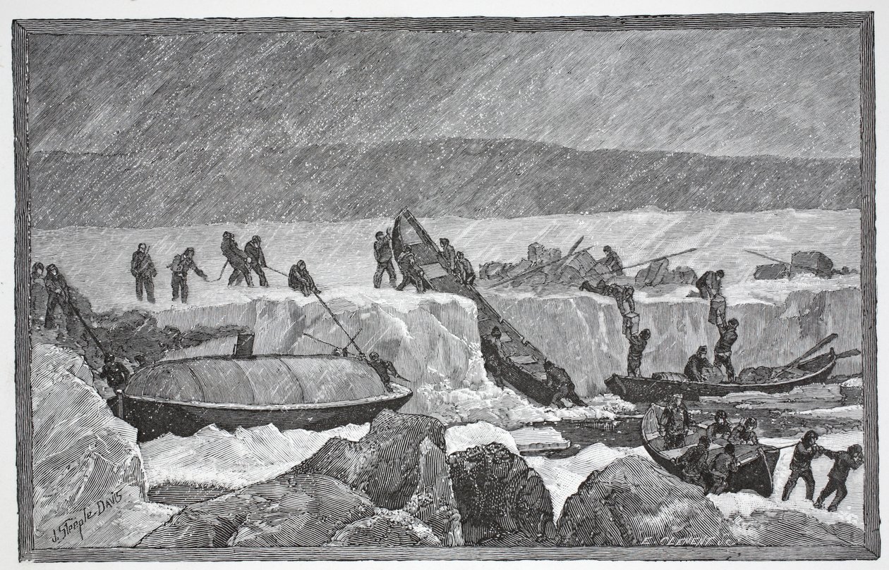 Ein ernster Schluck, veröffentlicht in London 1886 von J. Steeple Davis