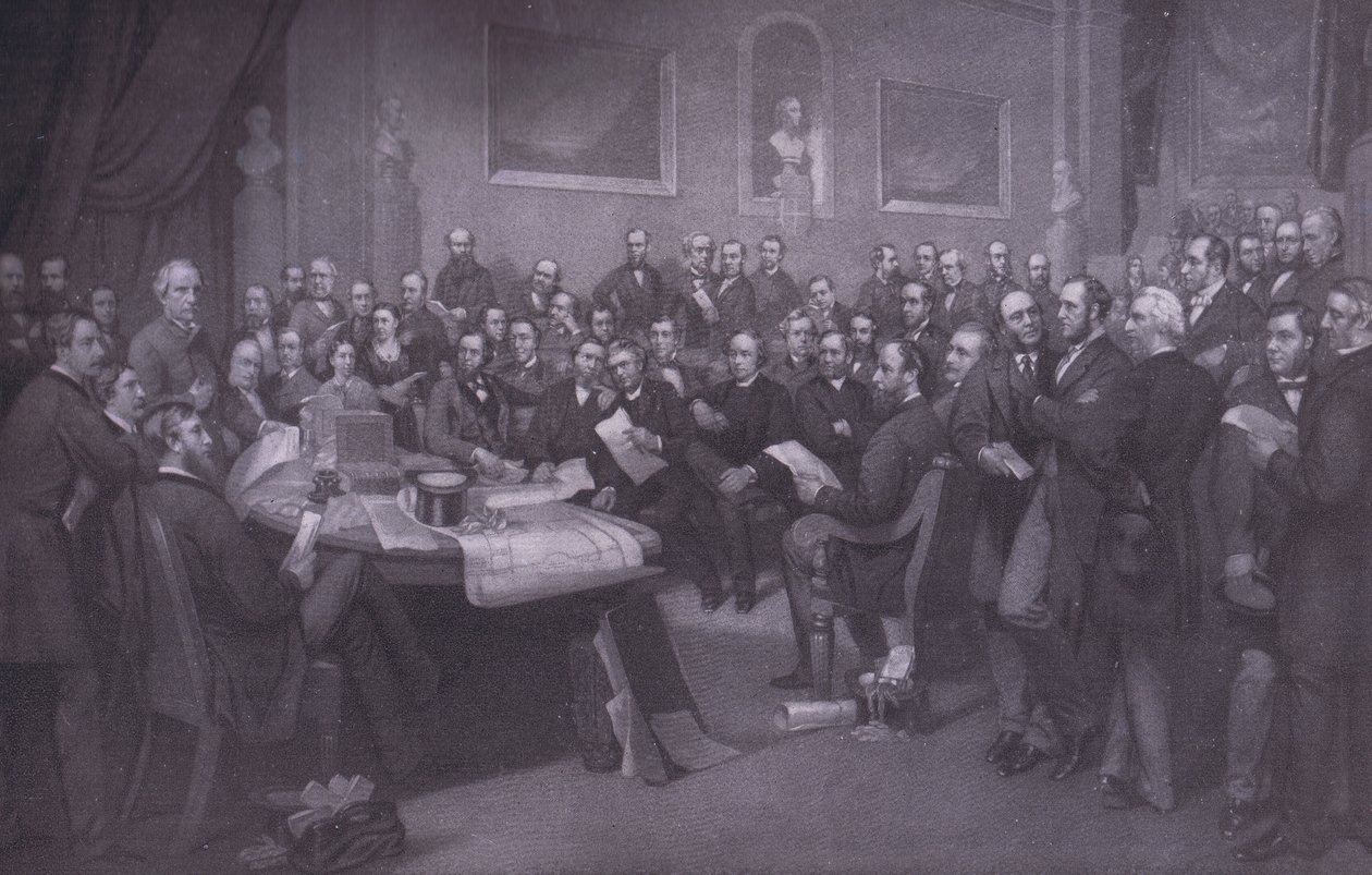 Der erste Schulvorstand in London, Bibbys Annual, 1916-1917 von W. after Walton