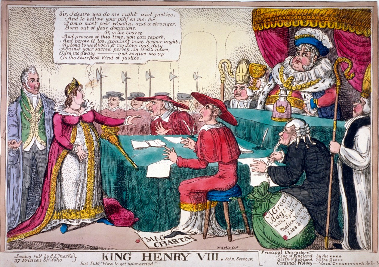 König Heinrich VIII., Akt II, Szene IV von JL Marks