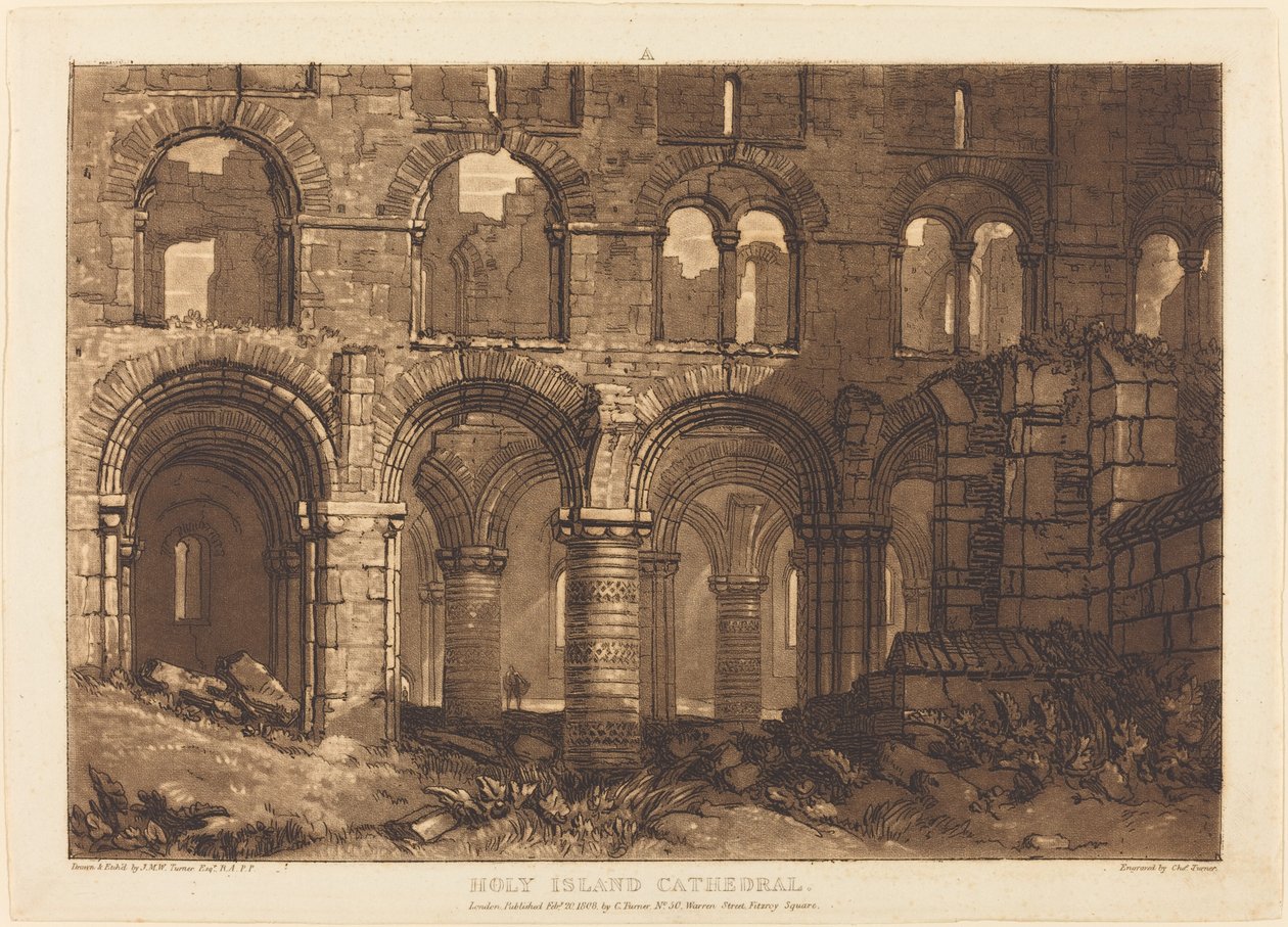 Holy Island Kathedrale von Joseph Mallord William Turner