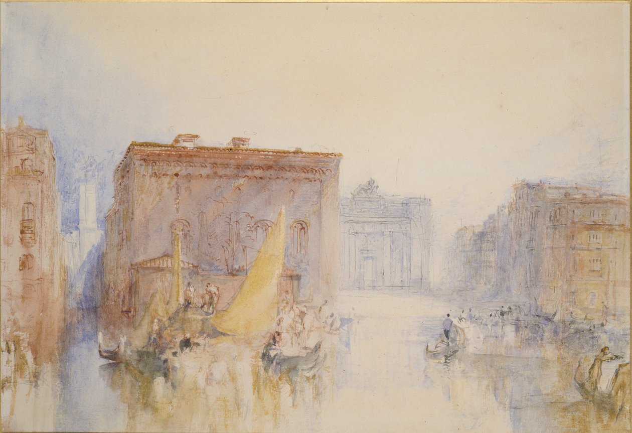 Venedig: Die Accademia, 1840 von Joseph Mallord William Turner
