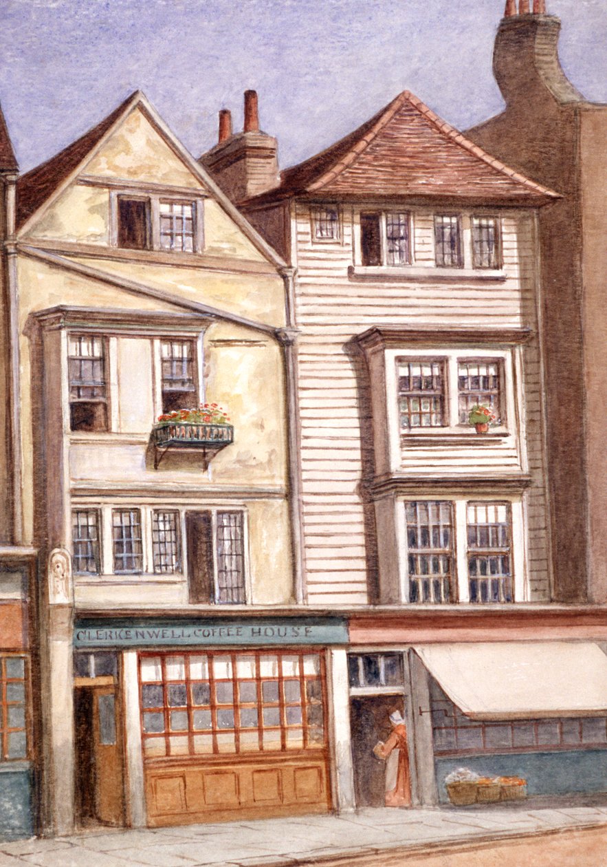 Clerkenwell Coffee House, Clerkenwell Green, Finsbury, London, 1871 von JT Wilson