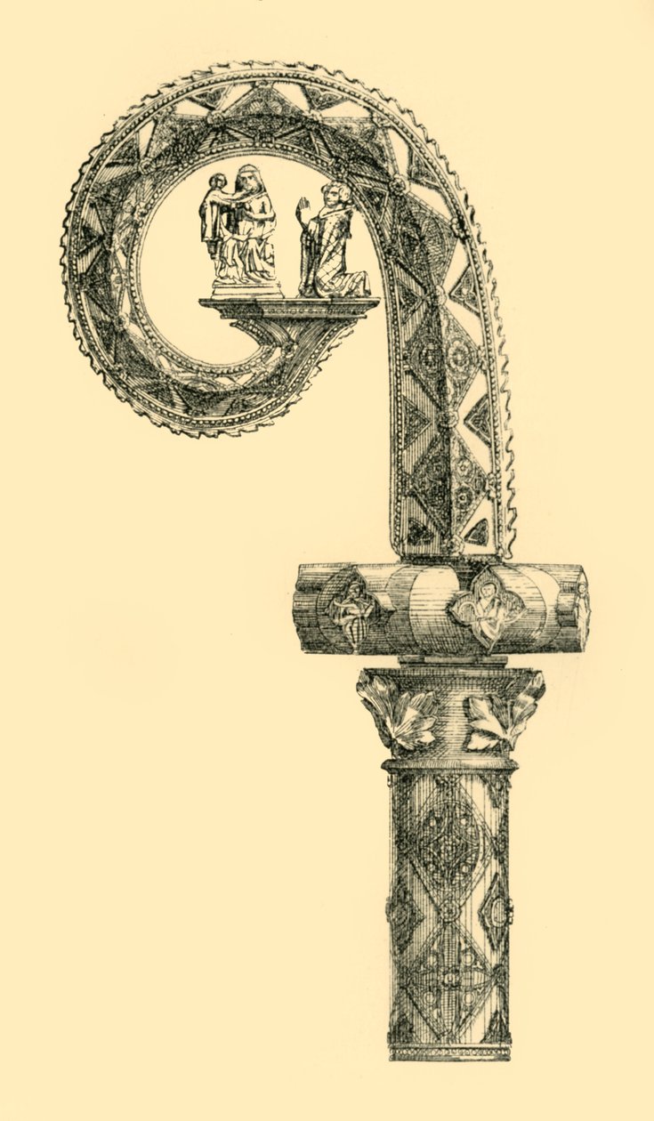 Hirtenstab, frühes bis mittleres 19. Jahrhundert, 1881 von J. A. D. Campbell