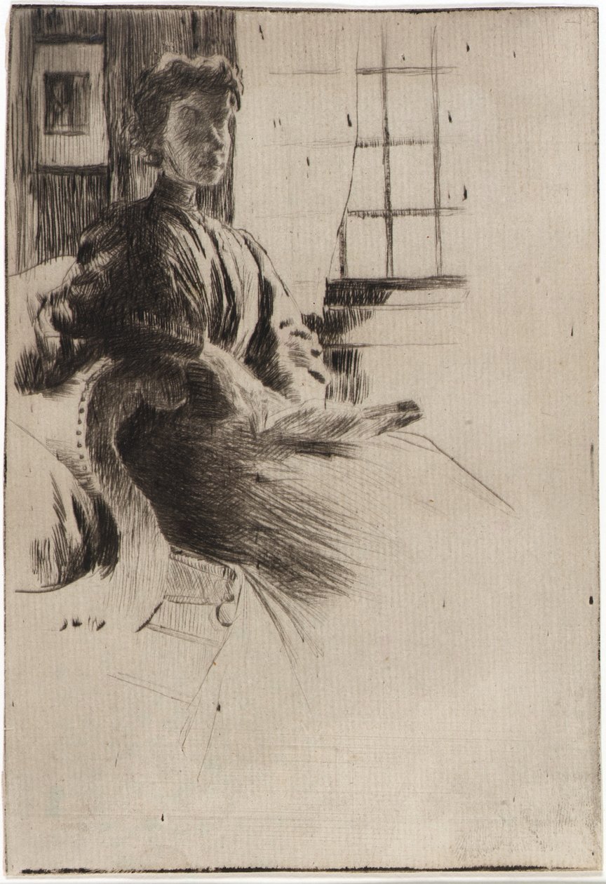 Am Fenster von J. Alden Weir