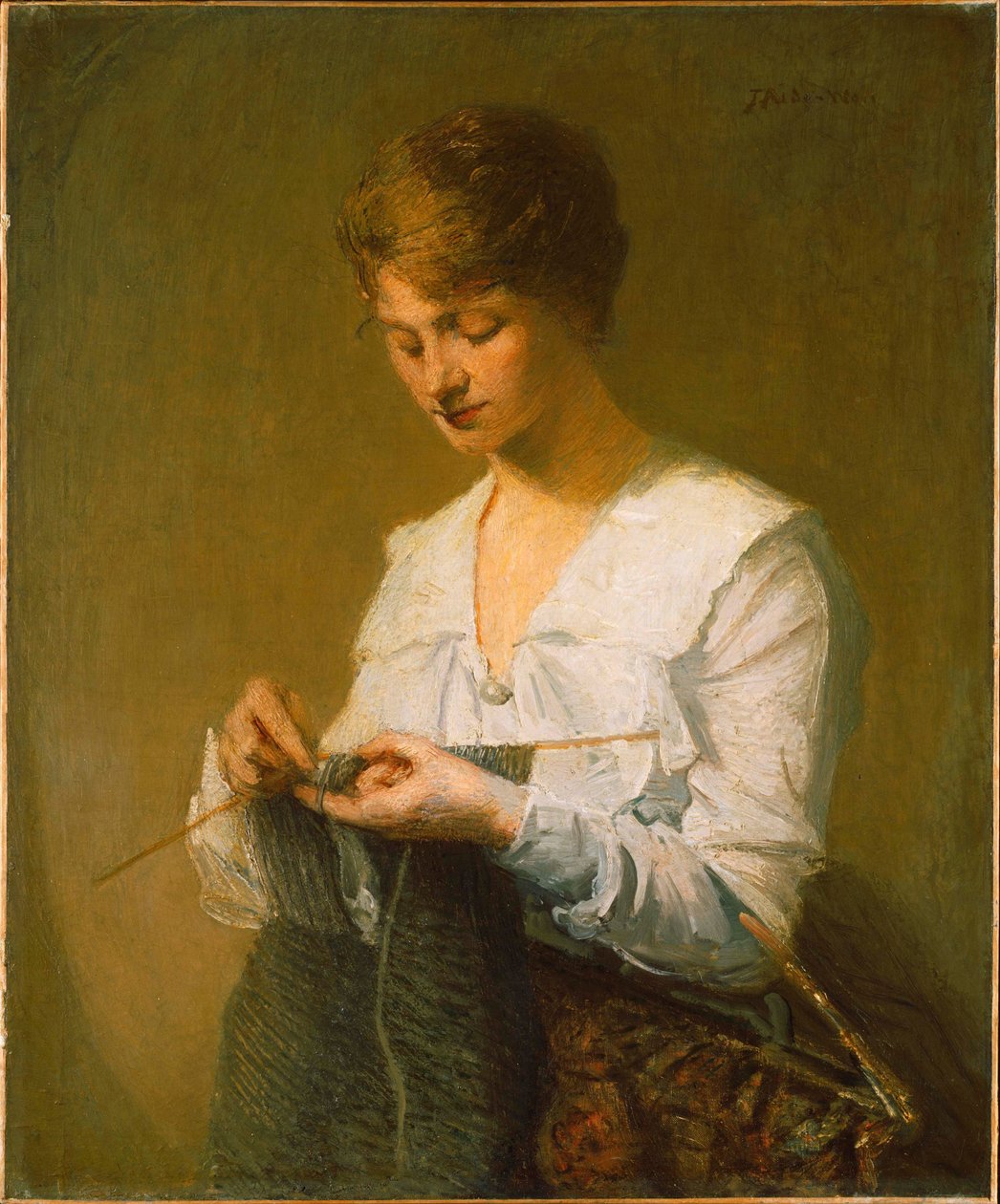 Stricken für Soldaten von J. Alden Weir