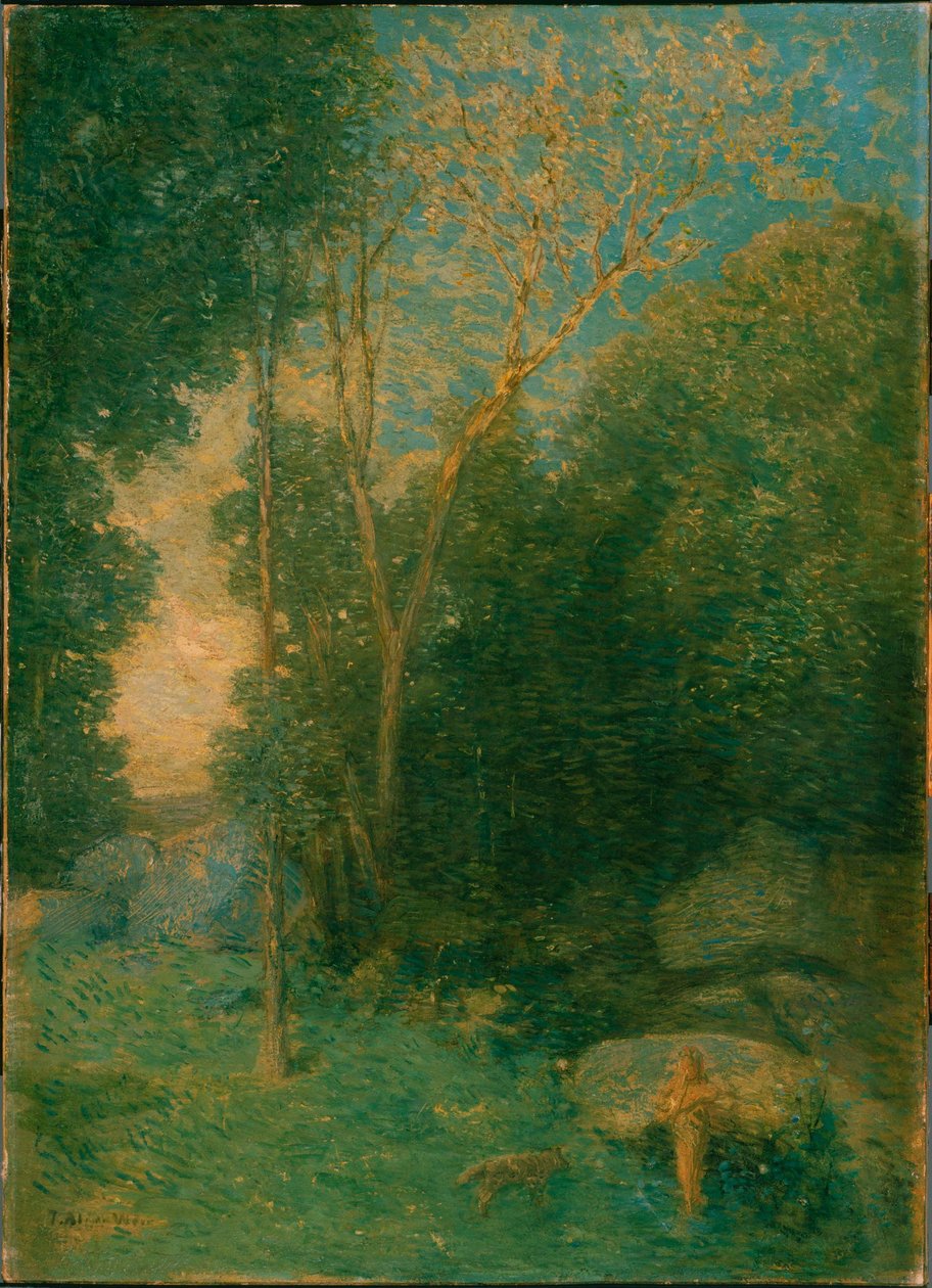 Pan und der Wolf von J. Alden Weir
