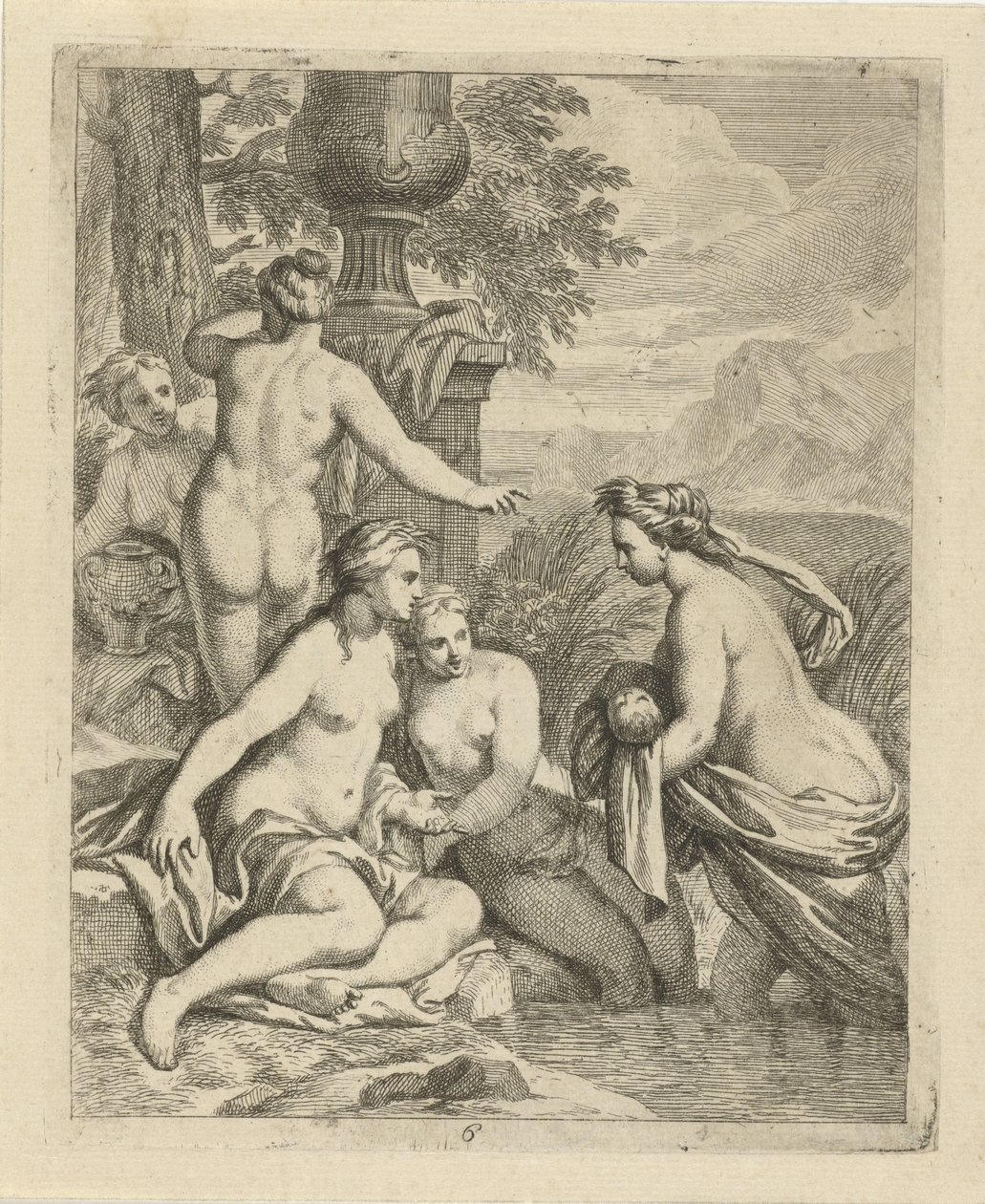 Thetis kehrt zu ihren Wassernymphen zurück von J. Alexander Janssens