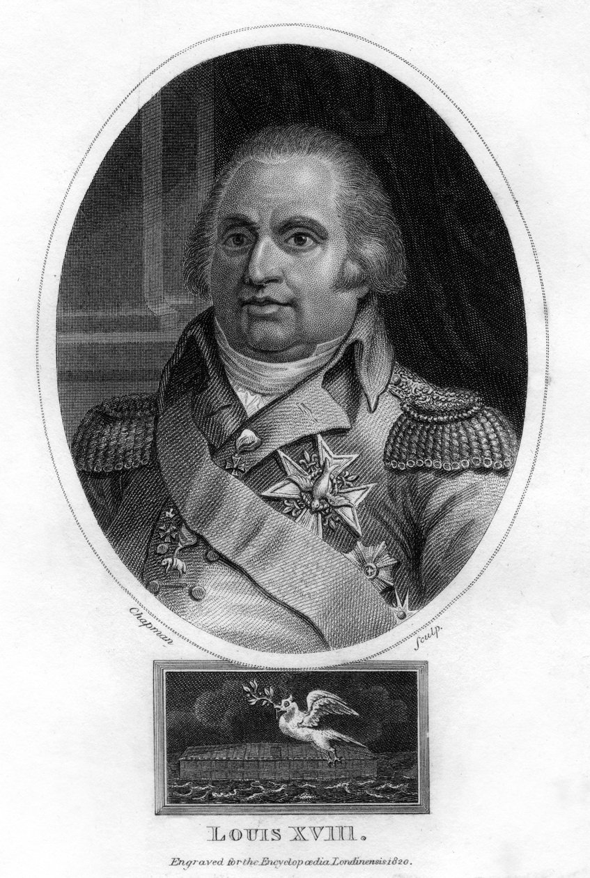 Ludwig XVIII., König von Frankreich von J. Chapman