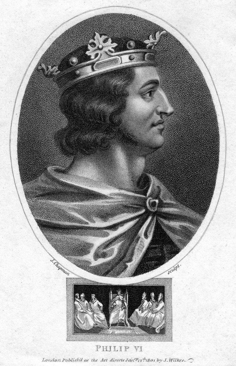 Philipp VI. von Frankreich, 1801 von J. Chapman