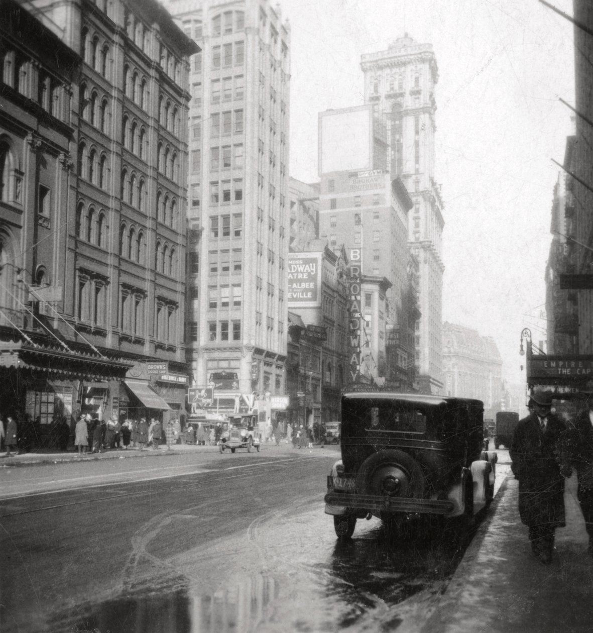 Broadway und das Times Building, New York City, USA, 20. Jahrhundert von J. Dearden Holmes