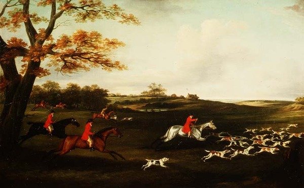 Jagdszene von J. Francis Sartorius