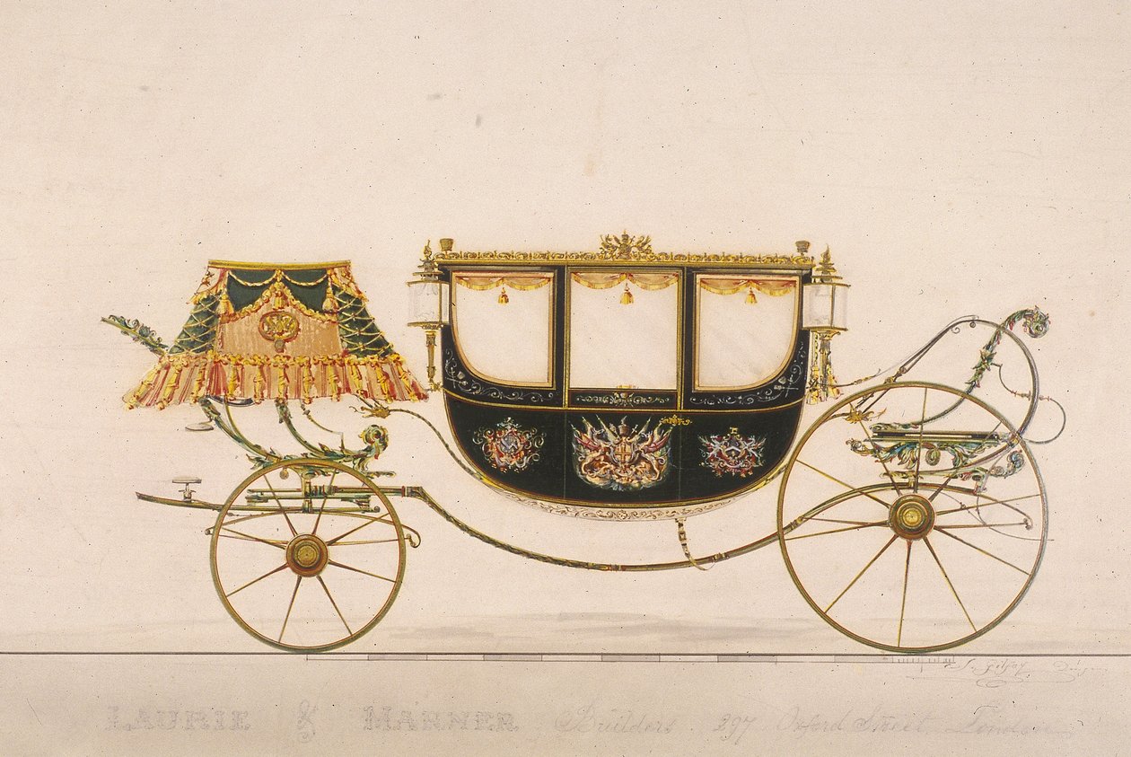Städtische Kutsche von Lord Mayor William Hunter, 1851 von J Gilfoy