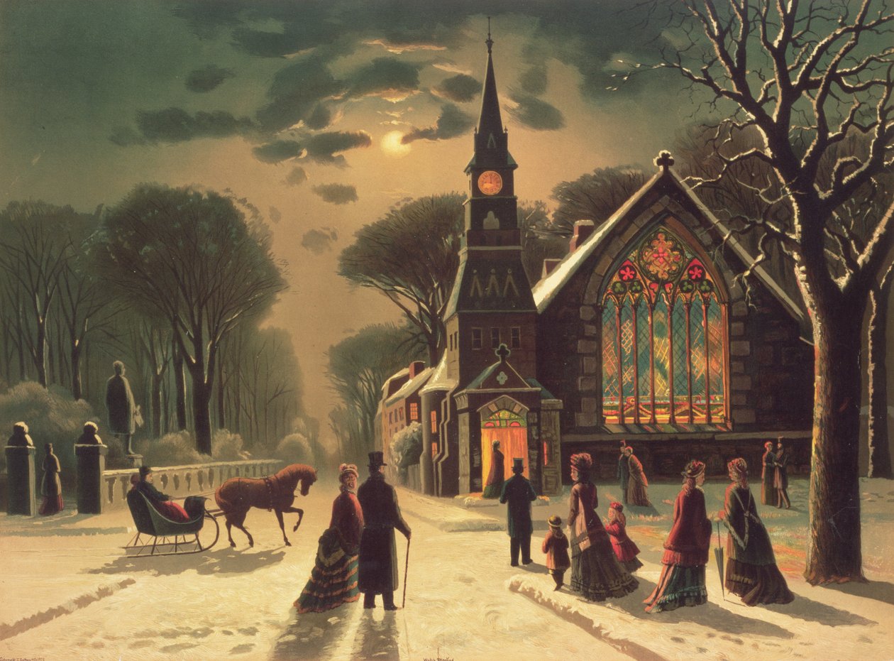 Heiligabend, veröffentlicht von J. Hoover und Sohn, 1878 von J. Latham