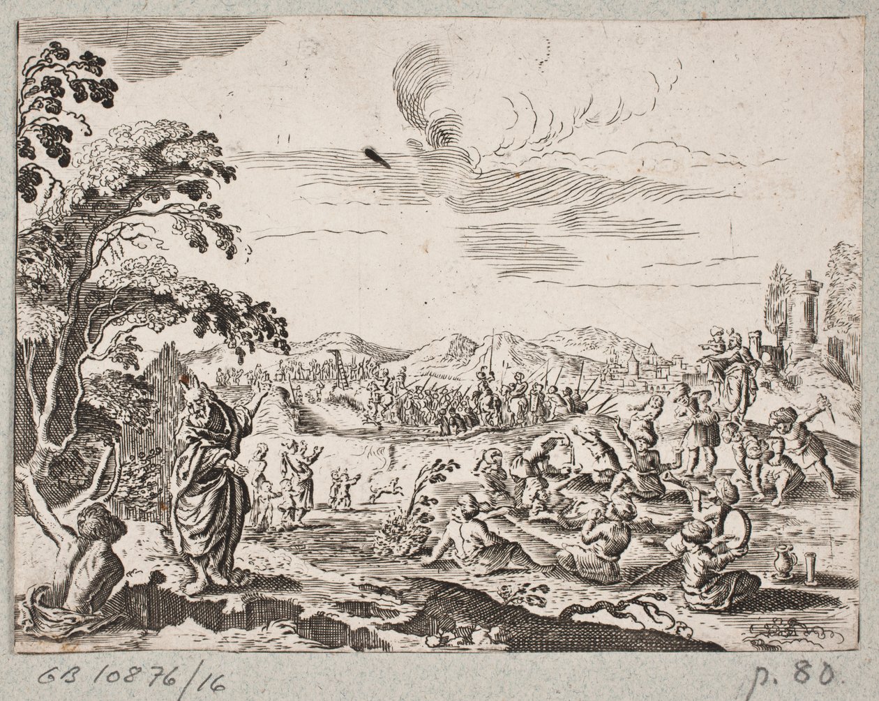 Illustration zu Adam Olearius, „Persianischer Rosenthal von einem Sinnreichen Poeten Schich Saadi […]“, Schleswig 1660 von J. Muller