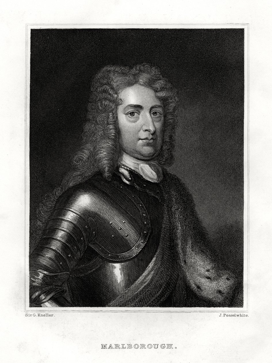 John Churchill, der Herzog von Marlborough, englischer Soldat, 1860 von J. Posselwhite