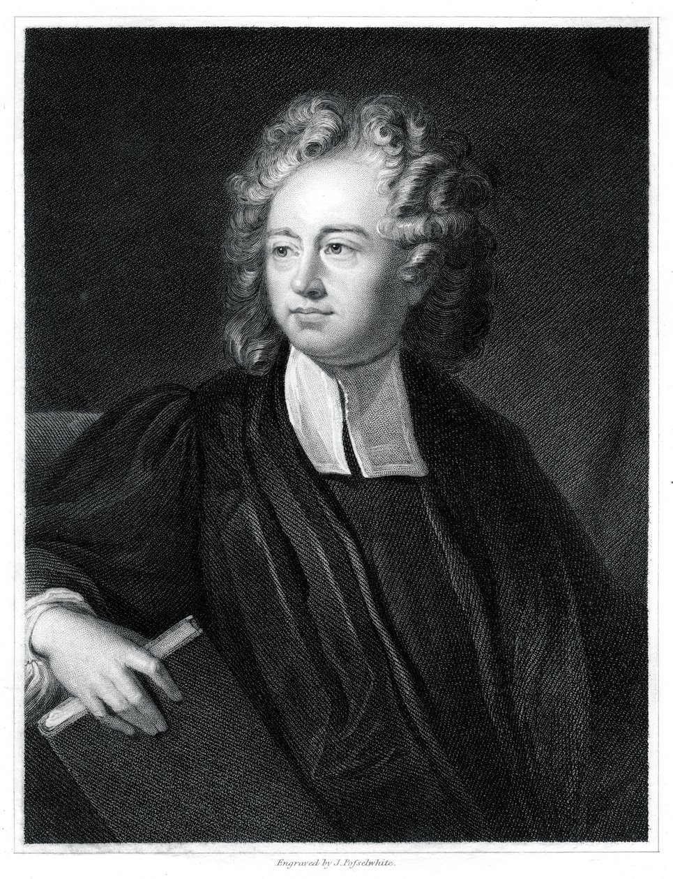 Richard Bentley, englischer Theologe, klassischer Gelehrter und Kritiker, 1834 von J. Posselwhite