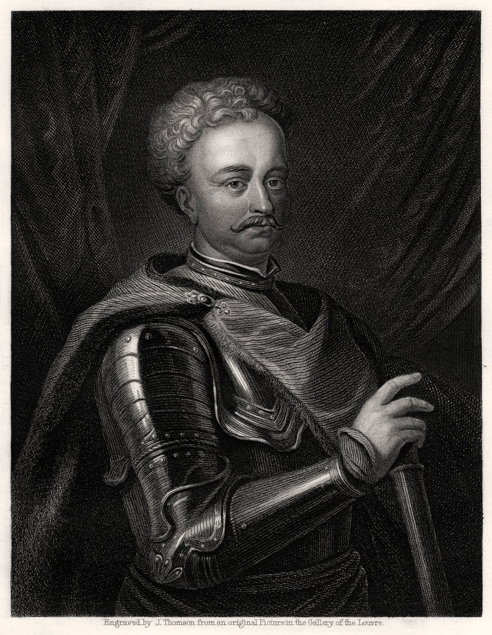 Jan III Sobieski, König der polnisch-litauischen Union, 19. Jahrhundert von J. Thomson