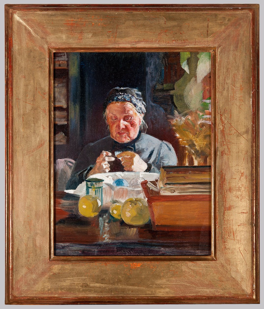 Frau am Tisch, Skizze von Jacek Malczewski
